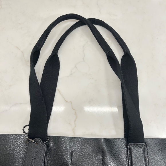 Coach Derby Tote - Black Pebble Leather - Hudson Yards Limited Edition - Picture 6 of 10